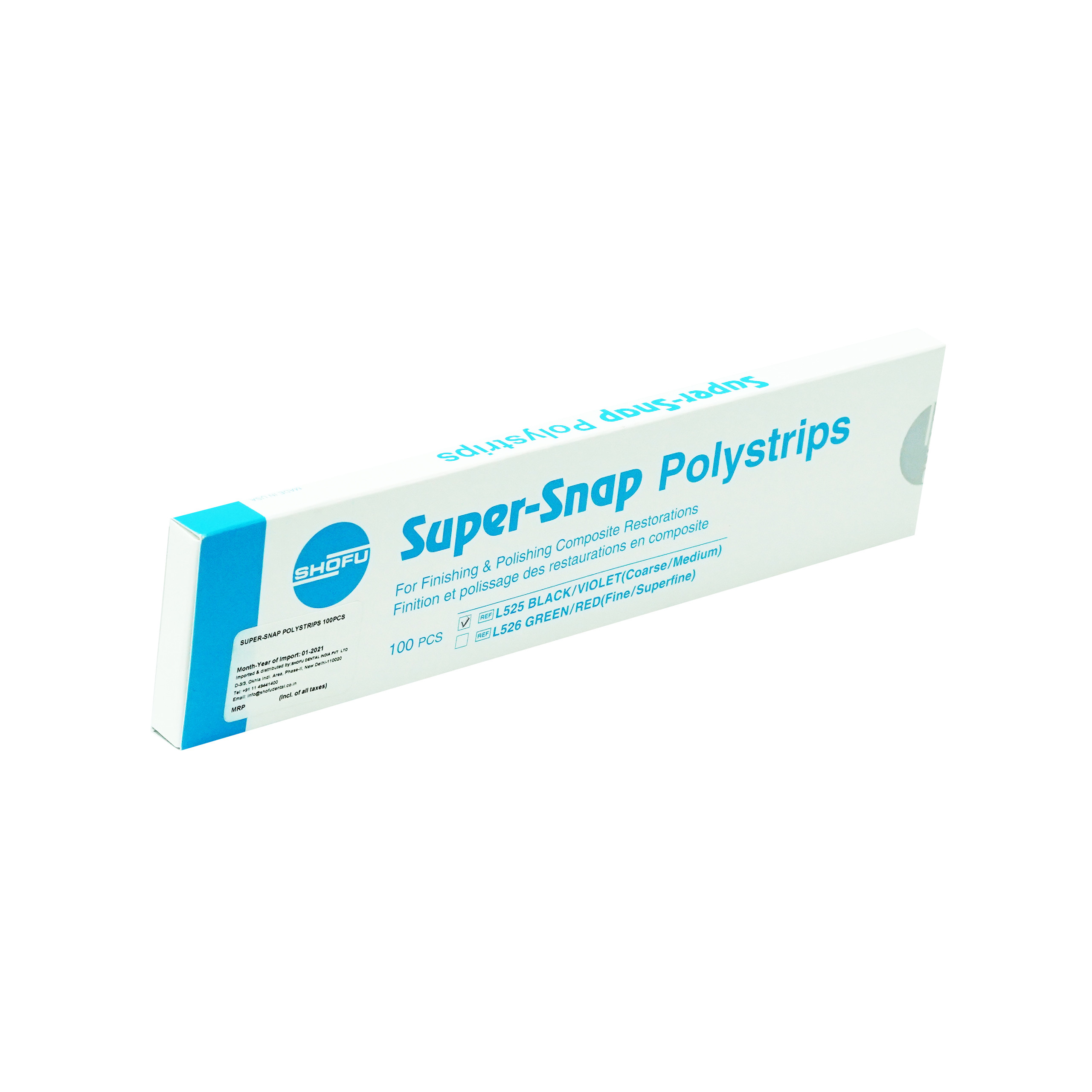 Shofu Super-Snap Polystrips Polishing Kit L 526